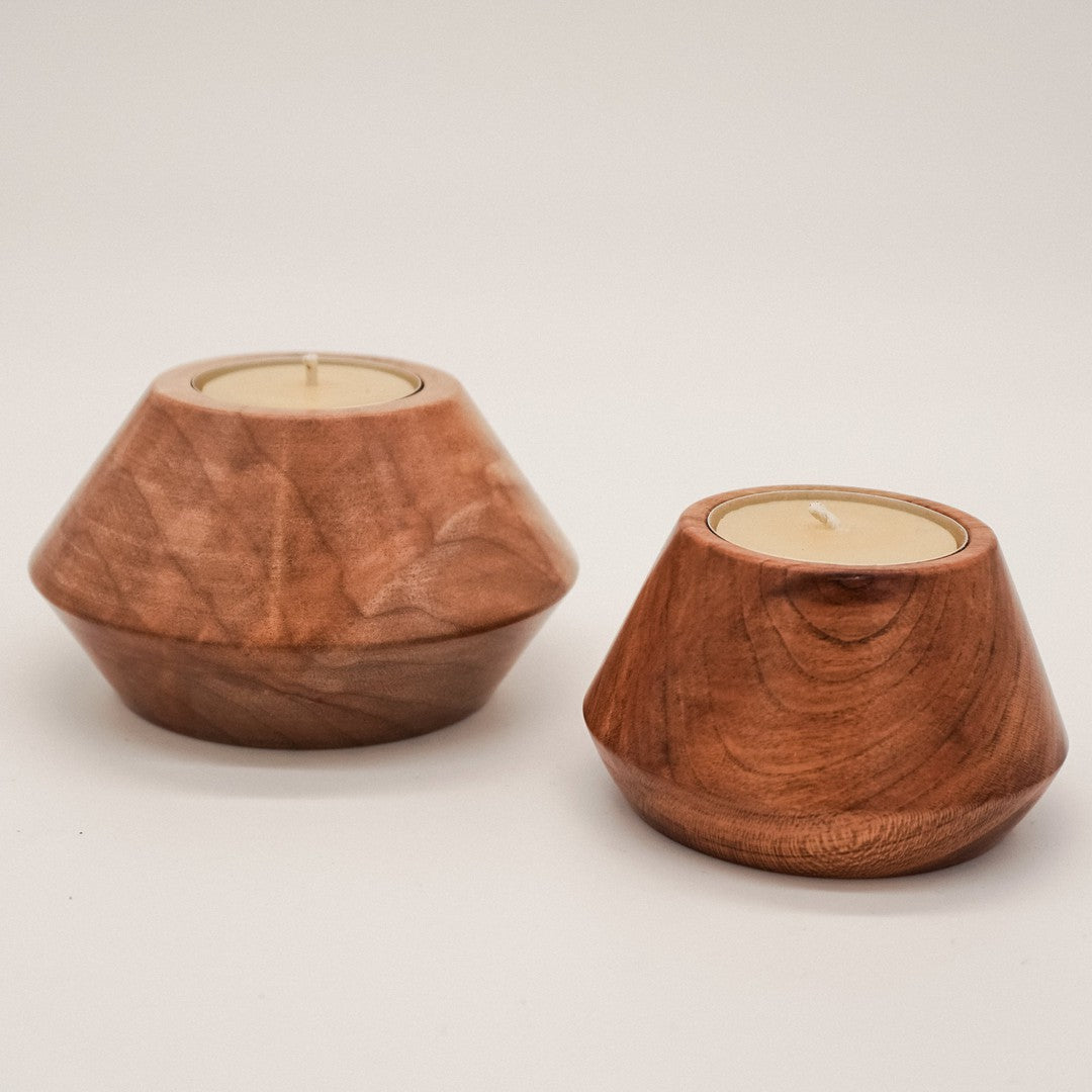 Tuxedo Candles - Wood